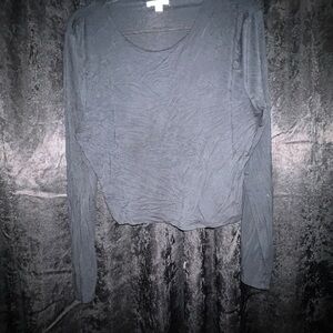 Bar III Black Long Sleeve Women's Top